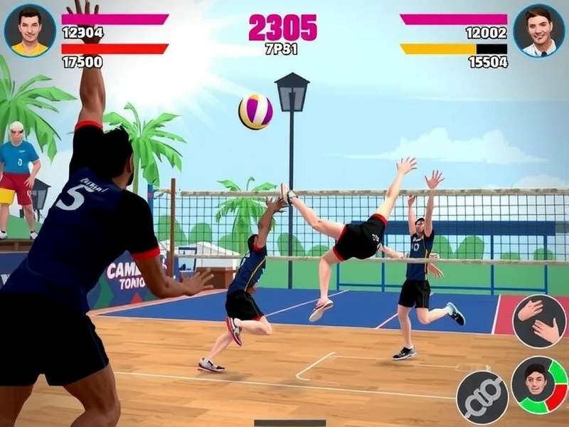 Indo Pak Volley Dominance gameplay screenshot